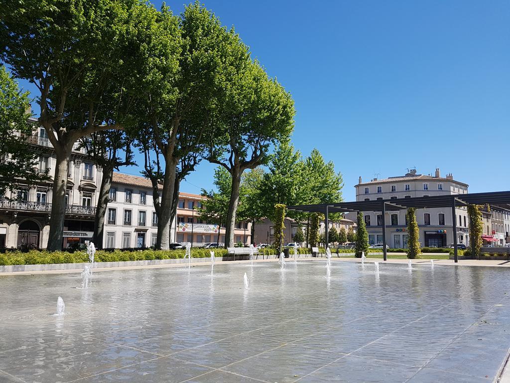 Penthouse Apartment Overlooking Place Carnot Carcassonne Luaran gambar
