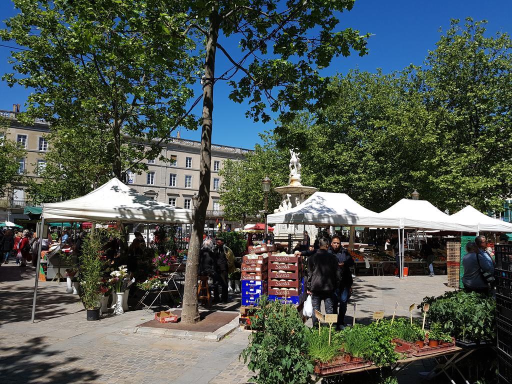 Penthouse Apartment Overlooking Place Carnot Carcassonne Luaran gambar